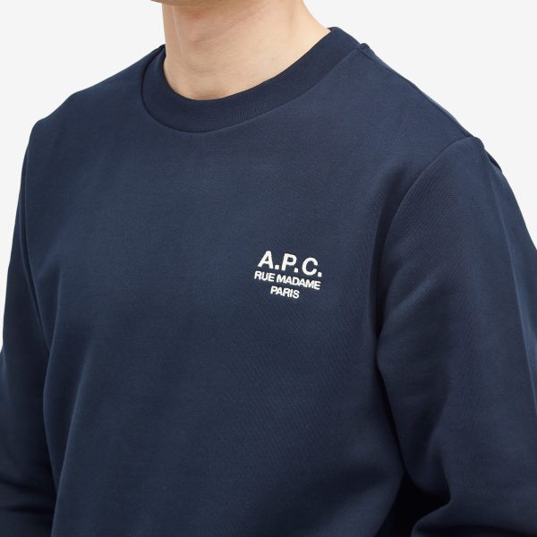 A.P.C. Rue Madame Logo Crew Sweat