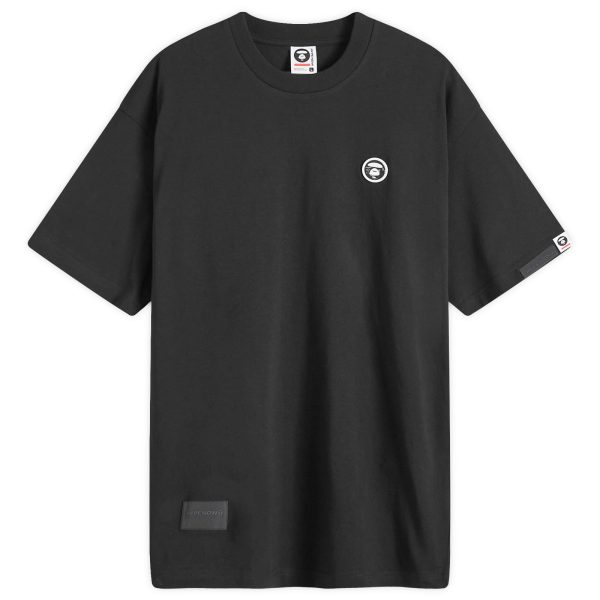 AAPE Silcone Badge Crew Neck T-Shirt