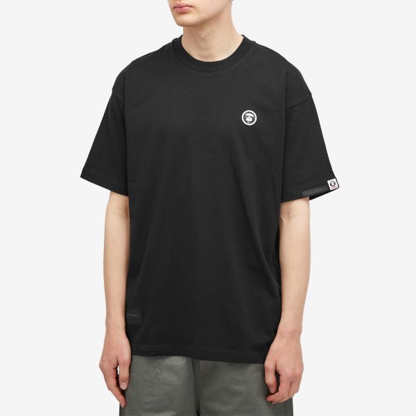 AAPE Silcone Badge Crew Neck T-Shirt