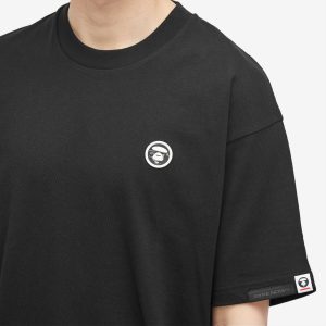 AAPE Silcone Badge Crew Neck T-Shirt