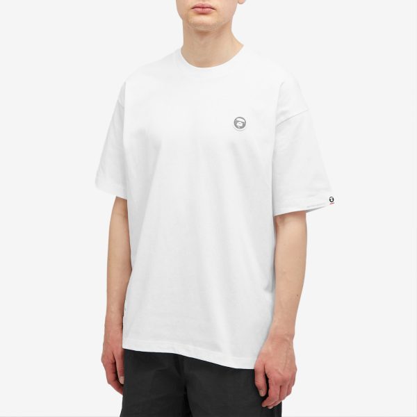 AAPE Silcone Badge Crew Neck T-Shirt