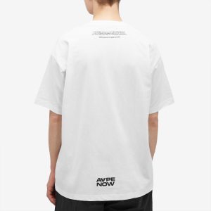 AAPE Silcone Badge Crew Neck T-Shirt