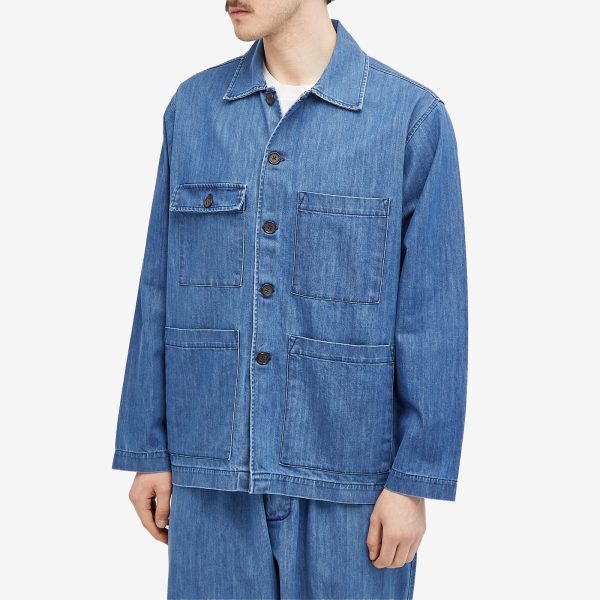 Universal Works Dockside Denim Overshirt