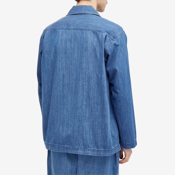 Universal Works Dockside Denim Overshirt