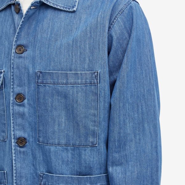 Universal Works Dockside Denim Overshirt