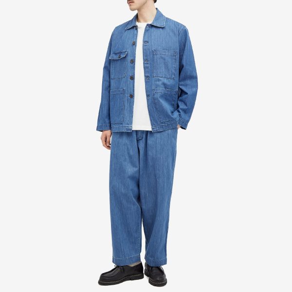 Universal Works Dockside Denim Overshirt