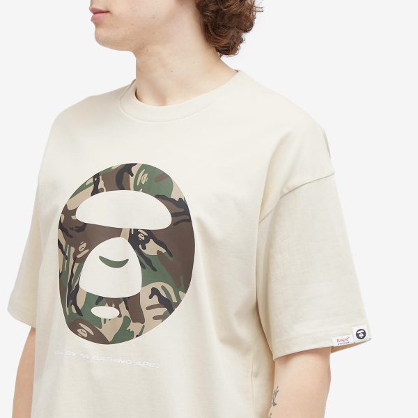 AAPE Woodland Camo Moonface T-Shirt