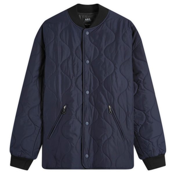 A.P.C. Florent Quilted Bomber Jacket