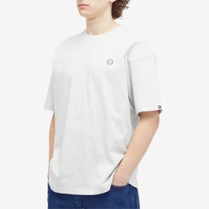 AAPE Silcone Badge Crew Neck T-Shirt