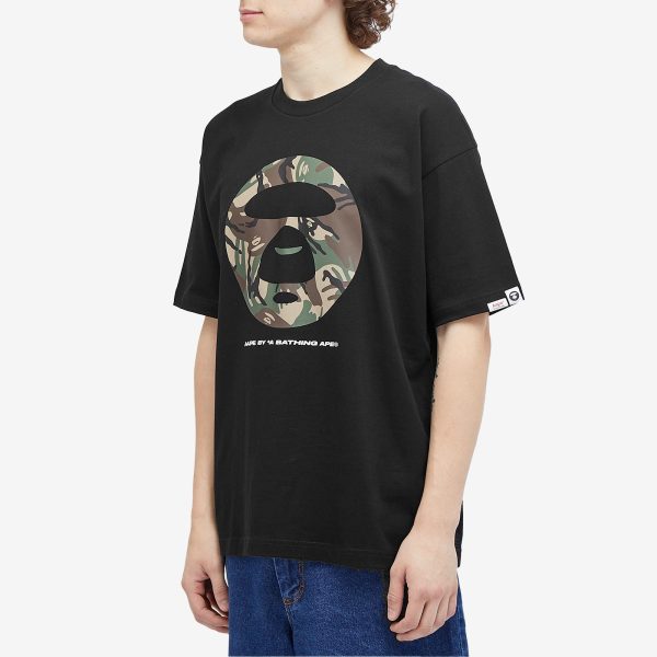 AAPE Woodland Camo Moonface T-Shirt