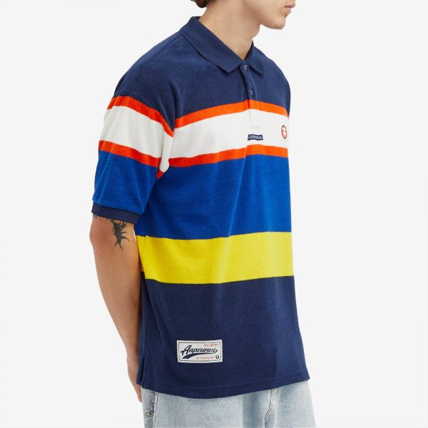 AAPE Stripe Polo Shirt