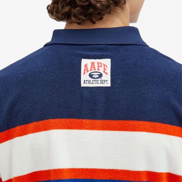 AAPE Stripe Polo Shirt