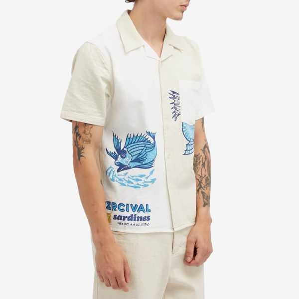 Percival Depths of Mythos Tapestry Cuban Shirt