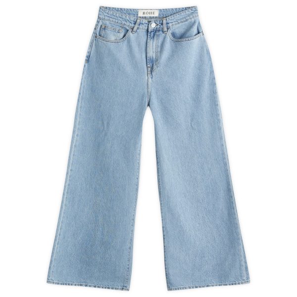 Róhe Low waist wide leg denim