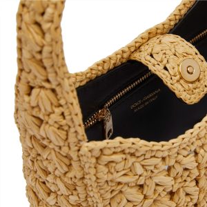 Dolce & Gabbana Mini Raffia Bag