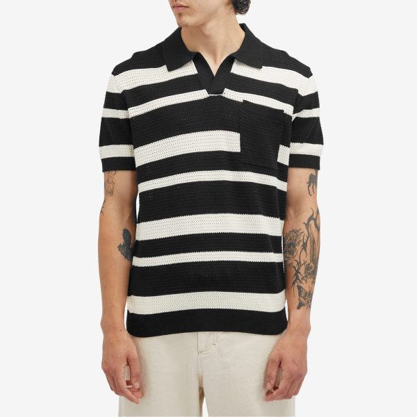 Percival Paros Stripe Polo Shirt