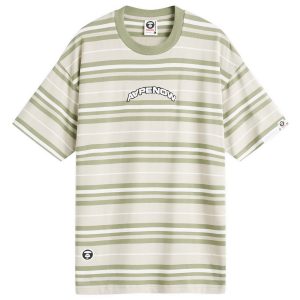 AAPE Bold Stripe Crew Neck T-Shirt