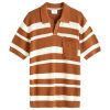 Percival Paros Stripe Polo Shirt