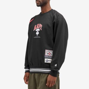 AAPE Varsity Crew Neck Sweatshirt