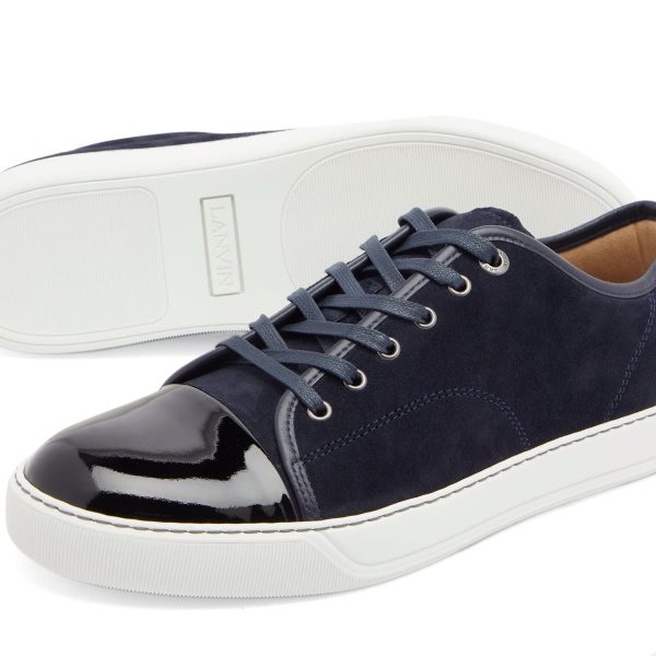 Lanvin Patent Toe Cap Low Sneaker