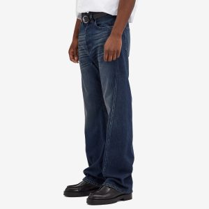 Lanvin Twisted Seam Straight Fit Jeans