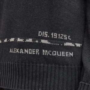 Alexander McQueen Grafitti Logo Crew Neck Jumper