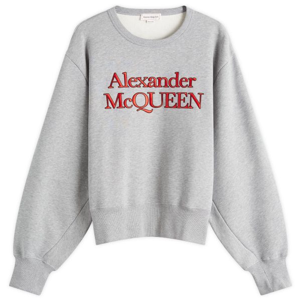 Alexander McQueen Kimono Sleeve Crew Sweatshirt