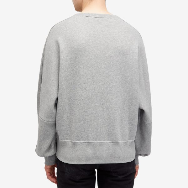 Alexander McQueen Kimono Sleeve Crew Sweatshirt