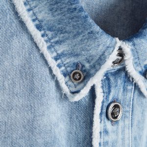 Versace Denim Button Down Shirt