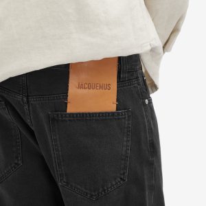 Jacquemus Leather Patch Jeans