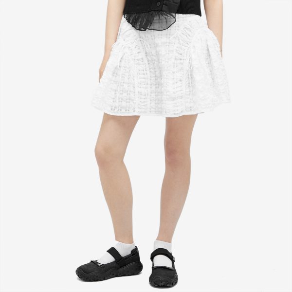 Cecilie Bahnsen Oda Check Seersucker Skirt