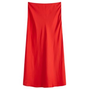 Róhe Mid length silk skirt