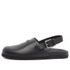 Dolce & Gabbana Badge Logo Leather Clog