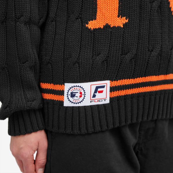 FUCT Letterman V-Neck Knitted Jumper