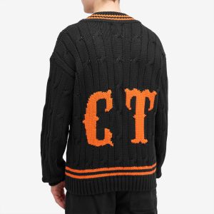 FUCT Letterman V-Neck Knitted Jumper