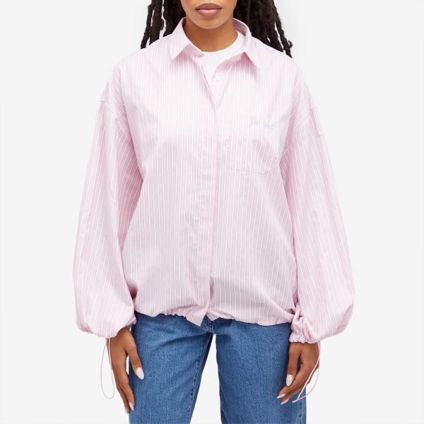 Fiorucci Balloon Sleeve Striped Shirt