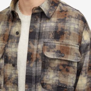 Palm Angels Logo Checked Shirt