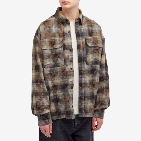 Palm Angels Logo Checked Shirt