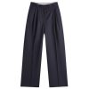 Róhe Wide leg pleated trousers