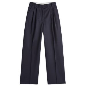 Róhe Wide leg pleated trousers