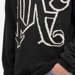 Palm Angels Monogram Knit Sweater