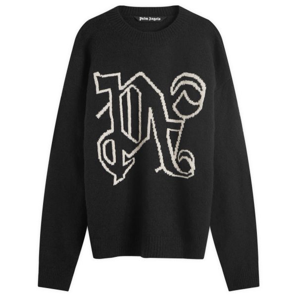 Palm Angels Monogram Knit Sweater