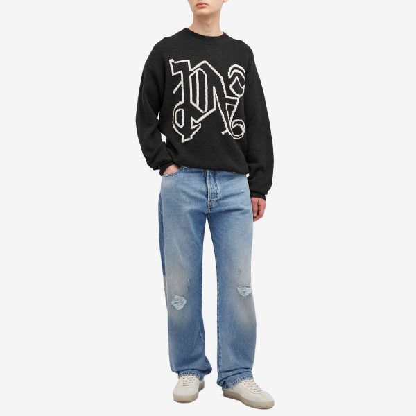 Palm Angels Monogram Knit Sweater