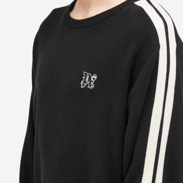 Palm Angels Monogram Track Sweater