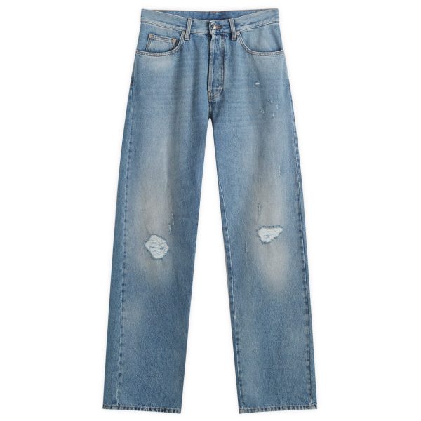 Palm Angels Monogram Loose Fit Jeans