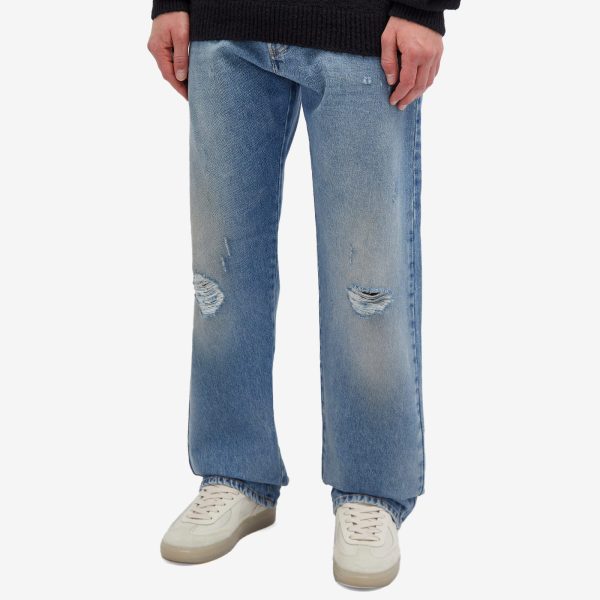 Palm Angels Monogram Loose Fit Jeans