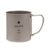 Snow Peak Titanium Single Wall Mug - 450ml