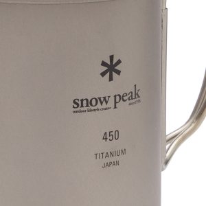 Snow Peak Titanium Single Wall Mug - 450ml