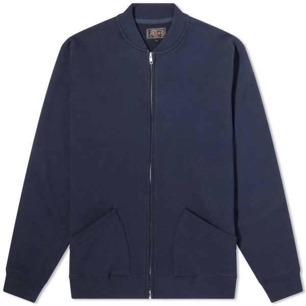 Beams Plus Jersey Zip Bomber Jacket