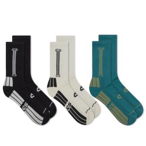 Aries 3 Pack Column Socks